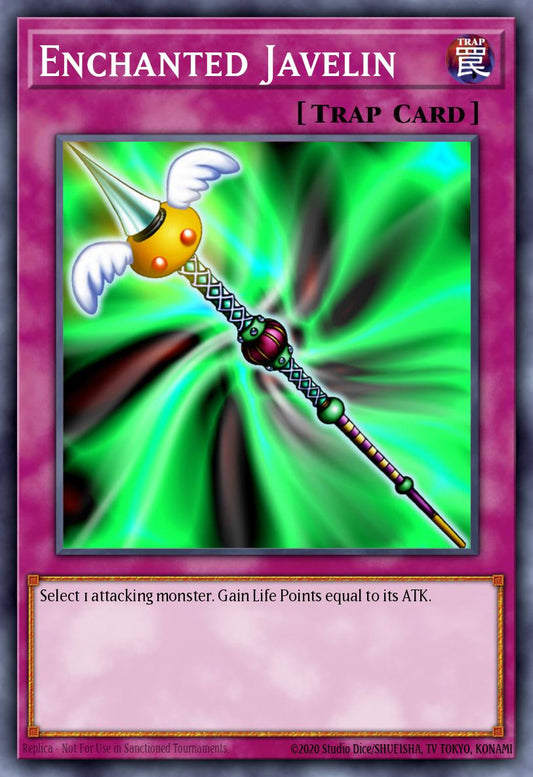 (015) YuGiOh TCG PSV: Pharaoh's Servant Single: Enchanted Javelin (V.2 - Common)  Common