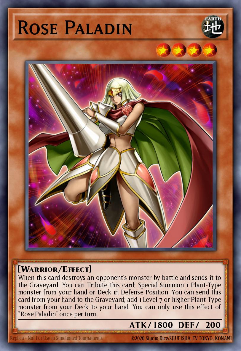 (004) YuGiOh TCG PGL2: Premium Gold 2 Single: Rose Paladin Gold Secret Rare