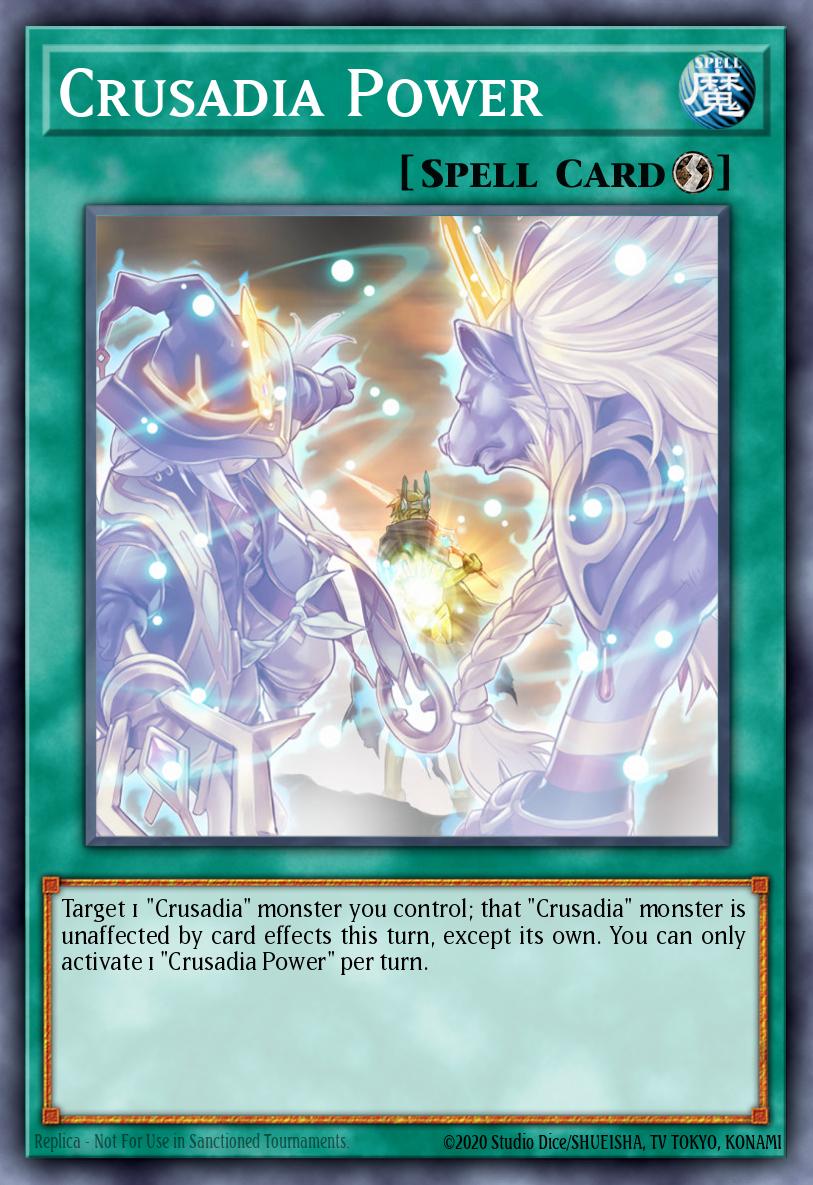 (117) YuGiOh TCG MP19: 2019 Gold Sarcophagus Tin Mega Pack Single: Crusadia Power Common