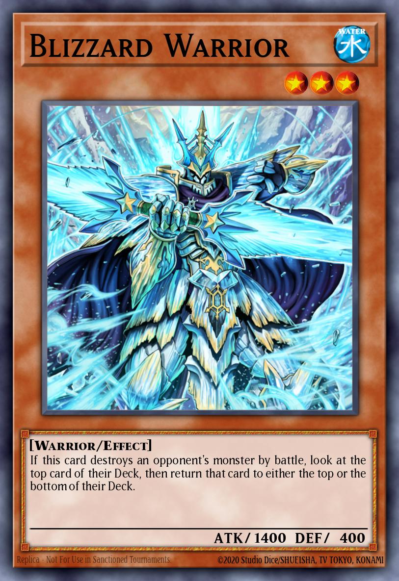 (030) YuGiOh TCG HAC1: Hidden Arsenal: Chapter 1 Single: Blizzard Warrior (V.2 - Parallel Rare) Parallel Rare