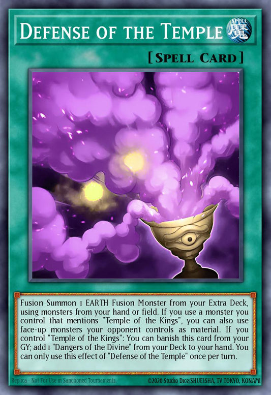 (007) YuGiOh TCG MZTM: Maze of the Master Single: Defense of the Temple  Rare