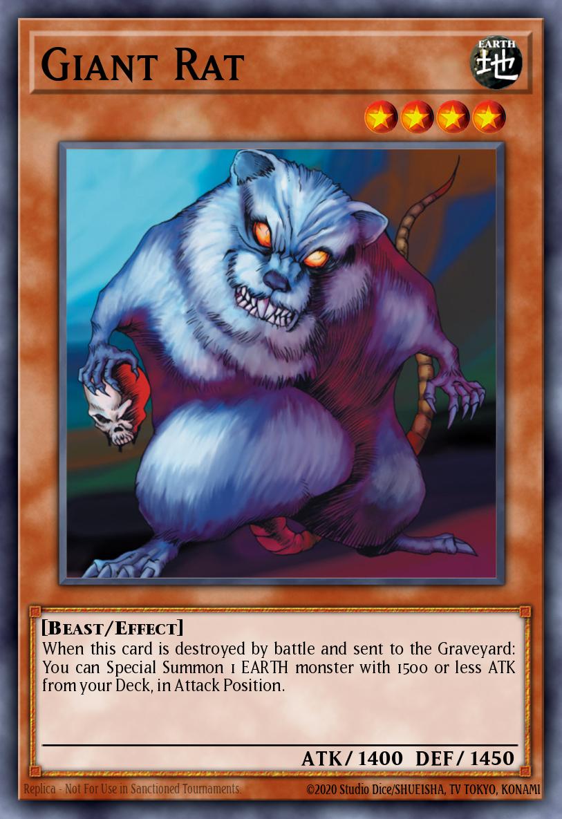 (232) YuGiOh TCG LCYW: Legendary Collection 3: Mega Pack Single: Giant Rat Secret Rare