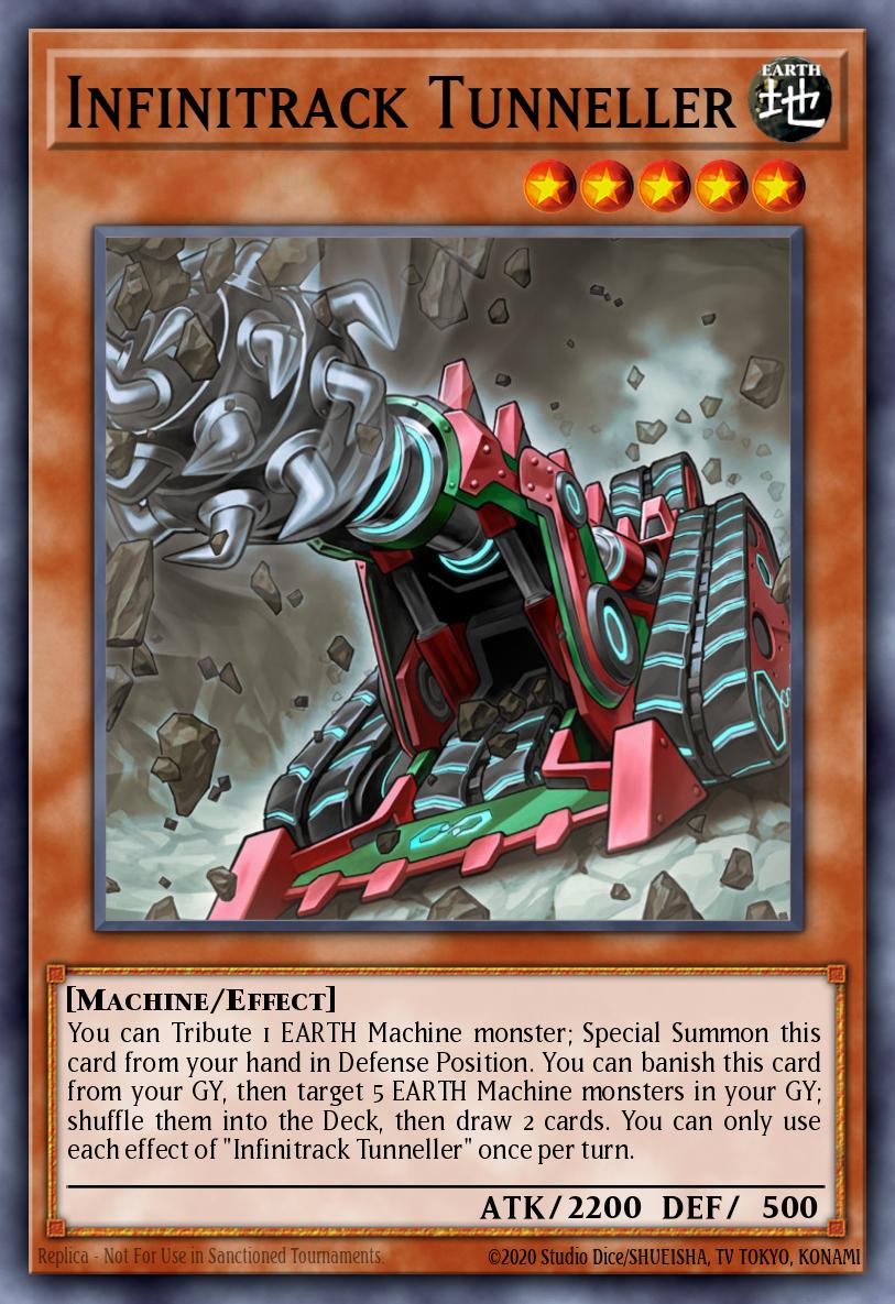 (211) YuGiOh TCG MP20: 2020 Tin of Lost Memories Mega Pack Single: Infinitrack Tunneller Common