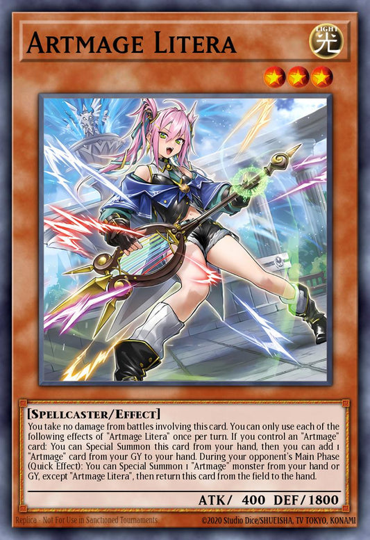 (DUAD011) YuGiOh TCG Duelist’s Advance Single: Artmage Litera  Super Rare