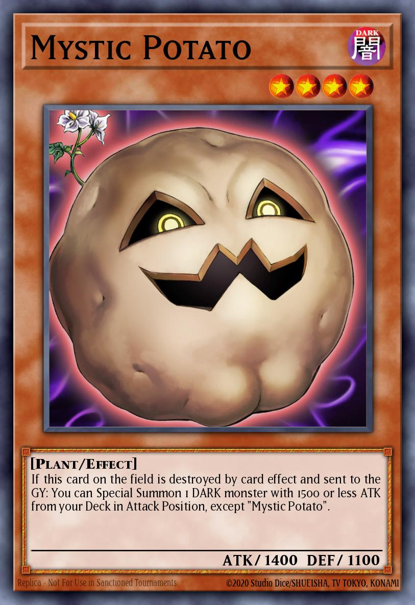 (339) YuGiOh TCG MP25: 2025 Mega-Pack Tin Single: Mystic Potato  Common