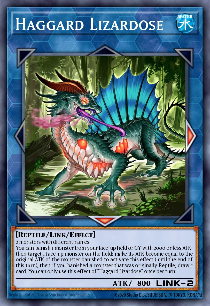 (089) YuGiOh TCG LEDE: Legacy of Destruction Single: Haggard Lizardose Common
