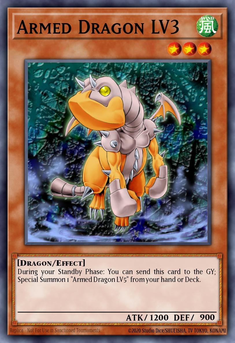 (203) YuGiOh TCG LCYW: Legendary Collection 3: Mega Pack Single: Armed Dragon LV3 Common