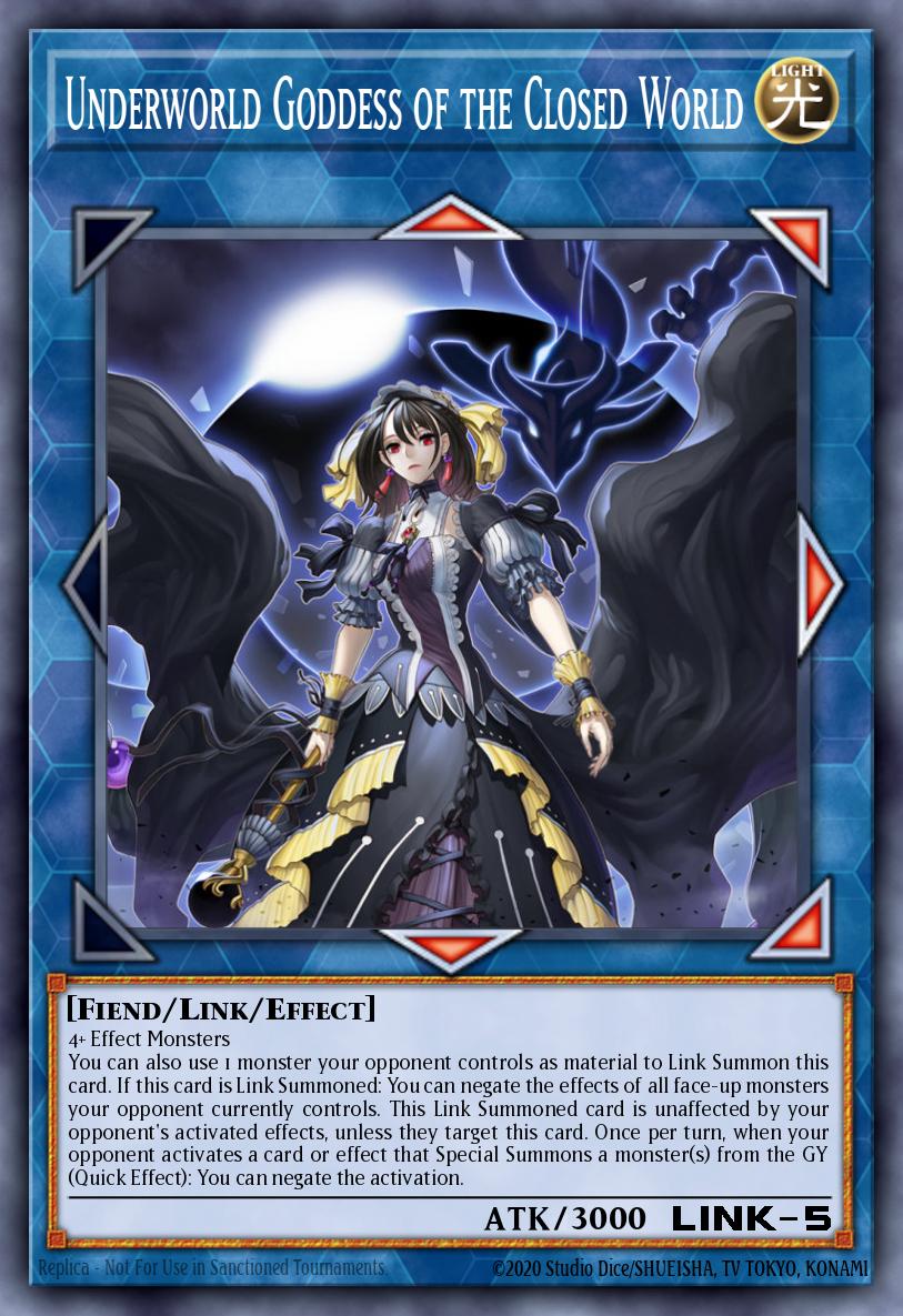(045) YuGiOh TCG RA02: 25th Anniversary Rarity Collection II Single: Underworld Goddess of the Closed World (V.3 - Secret Rare)  Secret Rare