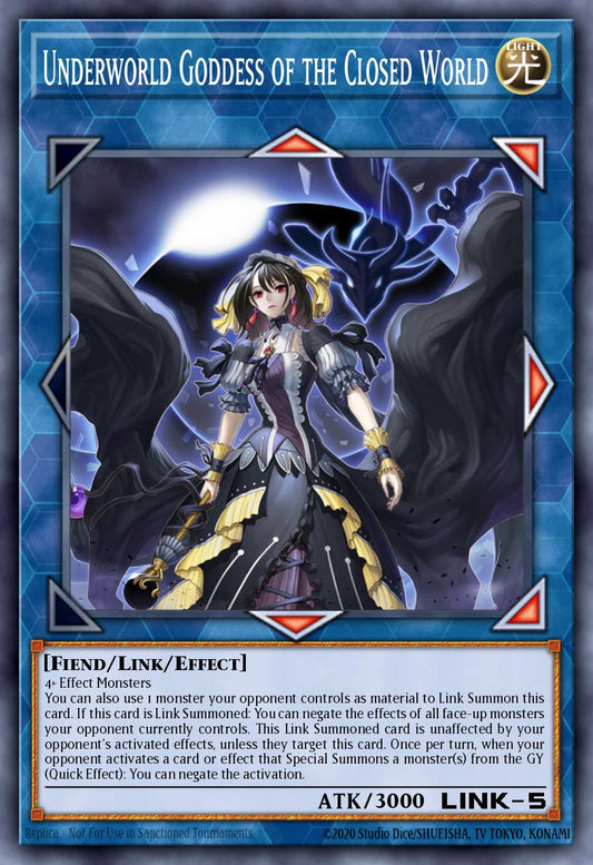 (045) YuGiOh TCG RA02: 25th Anniversary Rarity Collection II Single: Underworld Goddess of the Closed World (V.3 - Secret Rare)  Secret Rare