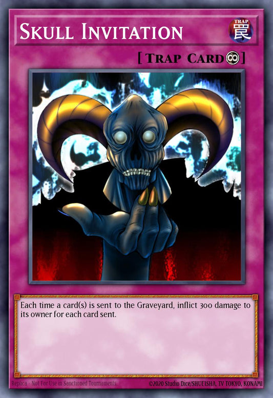 (EN056) YuGiOh TCG PSV: Pharaoh's Servant Single: Skull Invitation (V.3 - Rare)  Rare