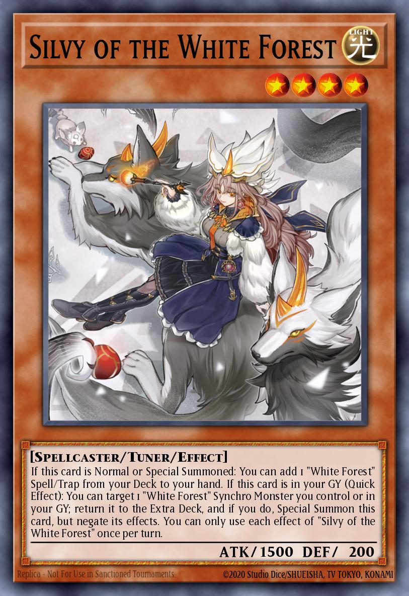 (015) YuGiOh TCG INFO: The Infinite Forbidden Single: Silvy of the White Forest  Common