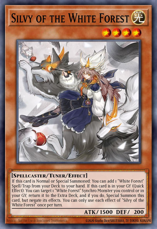 (015) YuGiOh TCG INFO: The Infinite Forbidden Single: Silvy of the White Forest  Common