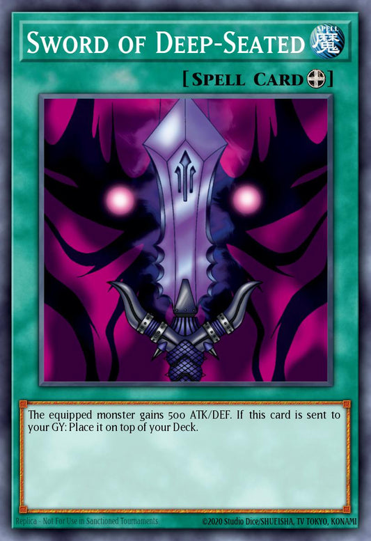 (EN132) YuGiOh TCG MRD: Metal Raiders Single: Sword of Deep-Seated (V.3 - Common)  Common