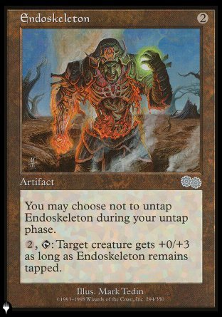 (294) Magic The Gathering The List Single: Endoskeleton Uncommon