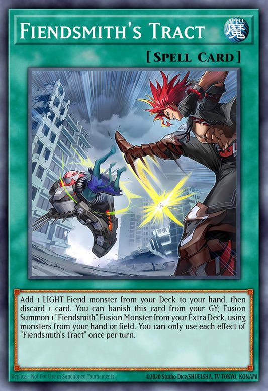 (061) YuGiOh TCG INFO: The Infinite Forbidden Single: Fiendsmith's Tract (V.2 - Quarter Century Secret Rare)  Quarter Century Secret Rare