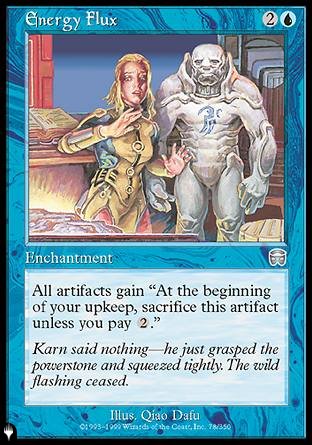 (078) Magic The Gathering The List Single: Energy Flux Uncommon