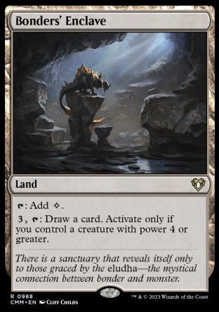 (988) Magic The Gathering Commander Masters: Extras Single: Bonders' Enclave Rare