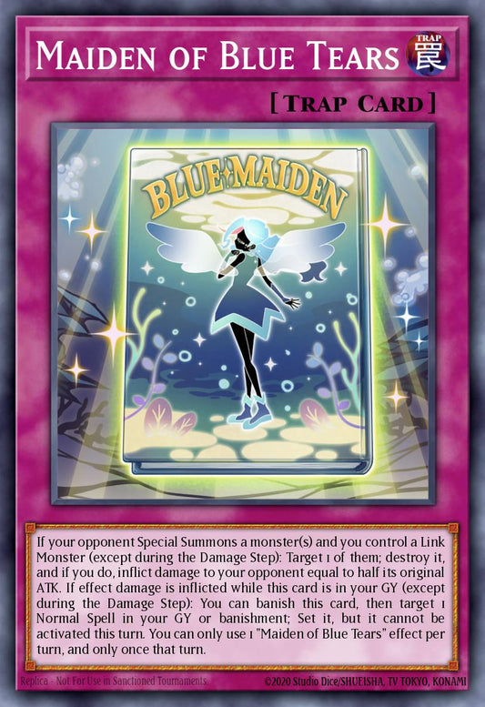 (031) YuGiOh TCG MZTM: Maze of the Master Single: Maiden of Blue Tears  Rare