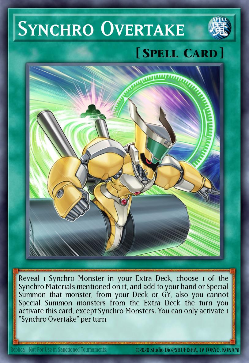 (045) YuGiOh TCG PHRE: Phantom Revenge Single: Synchro Overtake Rare