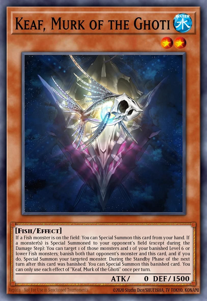 (015) YuGiOh TCG PHNI: Phantom Nightmare Single: Keaf, Murk of the Ghoti Super Rare