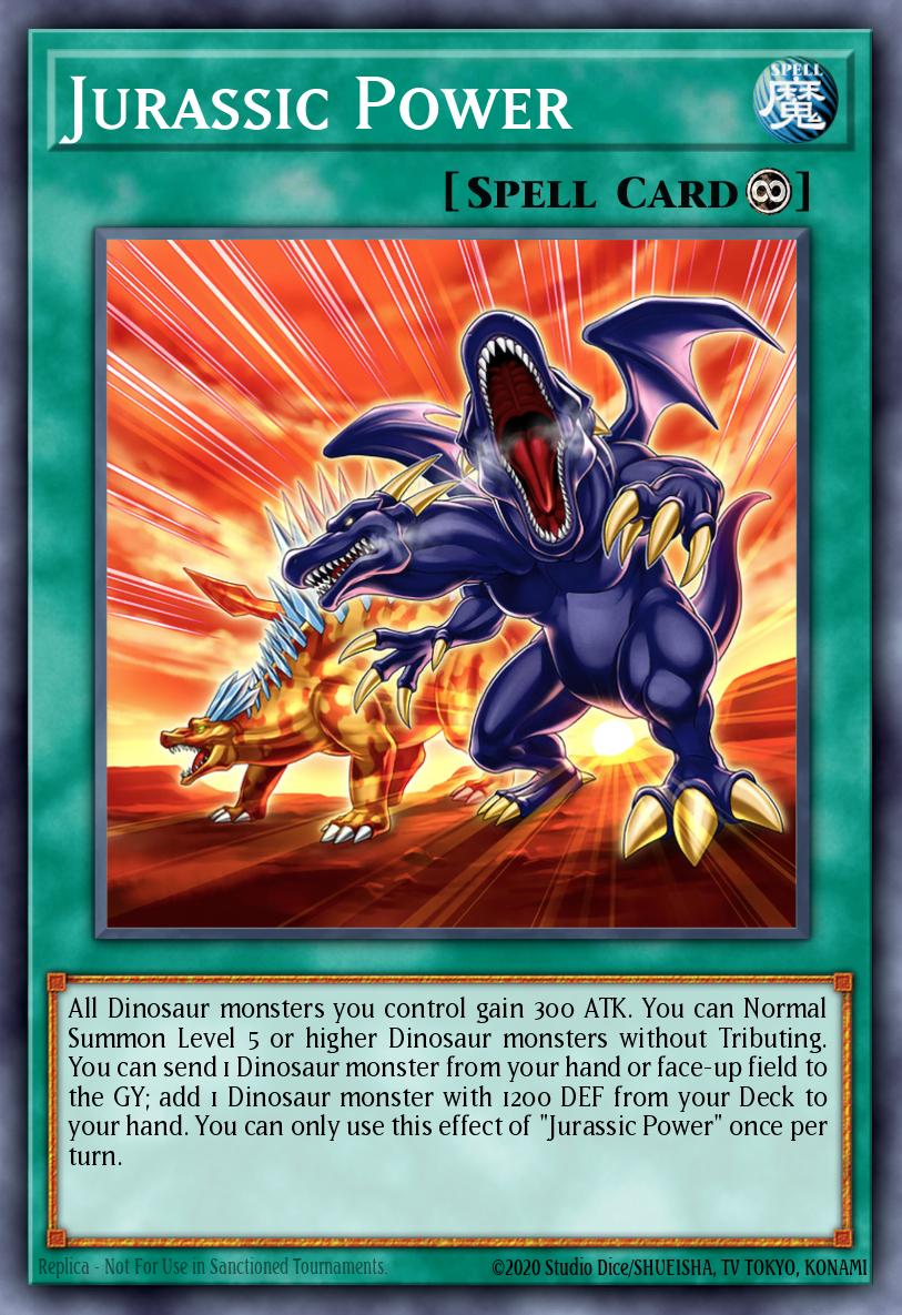 (373) YuGiOh TCG MP24: 25th Anniversary Tin: Dueling Mirrors Single: Jurassic Power Common