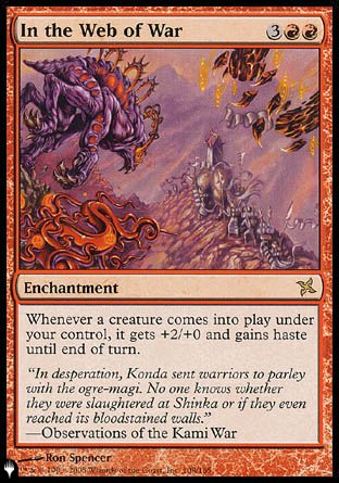 (108) Magic The Gathering The List Single: In the Web of War Rare