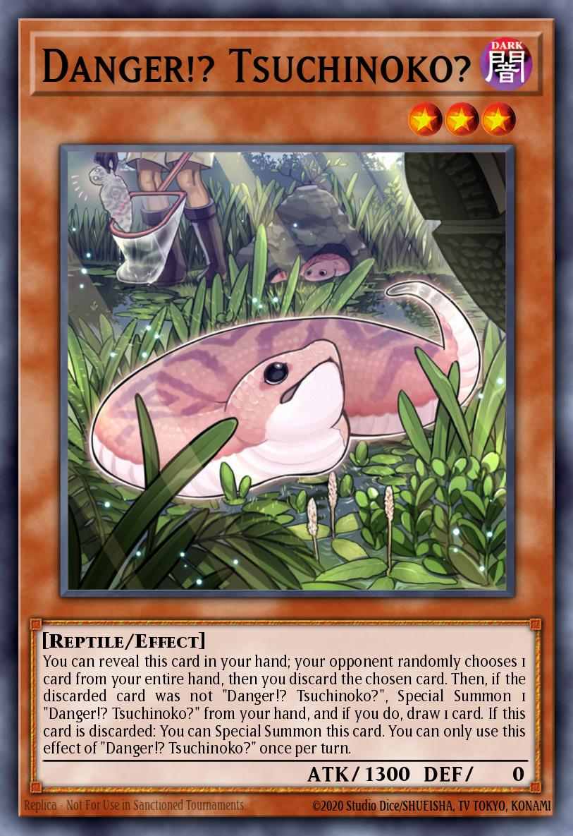 (220) YuGiOh TCG MP19: 2019 Gold Sarcophagus Tin Mega Pack Single: Danger!? Tsuchinoko? Ultra Rare