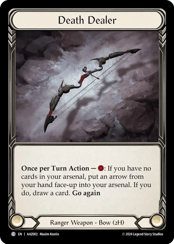 (002) Flesh & Blood TCG Armory Deck: Azalea Single: Death Dealer (Regular) Common