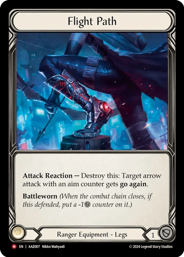 (007) Flesh & Blood TCG Armory Deck: Azalea Single: Flight Path (Rainbow Foil) Majestic
