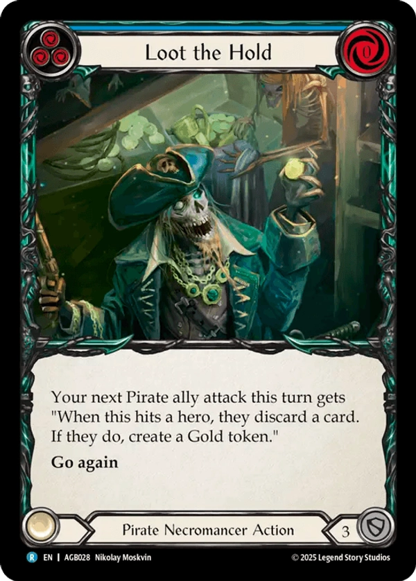 (028) Flesh & Blood TCG Armory Deck: Gravy Bones Single: Loot the Hold (Regular) Rare