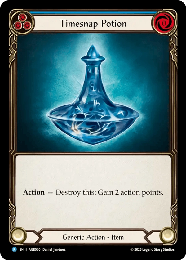 (030) Flesh & Blood TCG Armory Deck: Gravy Bones Single: Timesnap Potion (Regular) Rare