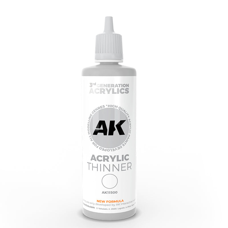 AK 3rd Gen 100ml - Acrylic Thinner - AK11500