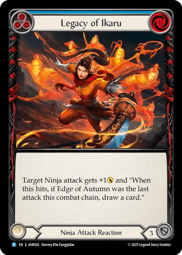 (026) Flesh & Blood TCG Armory Deck: Ira Single: Legacy of Ikaru (Regular) Rare