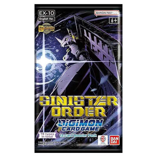 Digimon Card Game: Extra Booster - Sinister Order Booster Pack (EX-10)