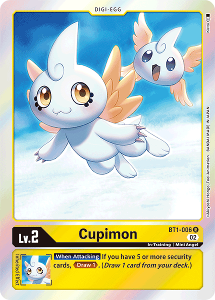 (BT1-006) Digimon TCG Resurgence Booster Single: Cupimon (BT1-006) Rare
