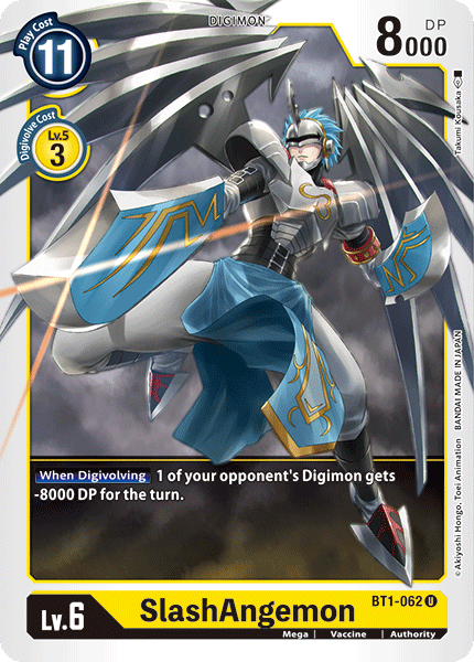 (BT1-062) Digimon TCG Release Special Booster v1.0 Single: SlashAngemon (BT1-062) Uncommon
