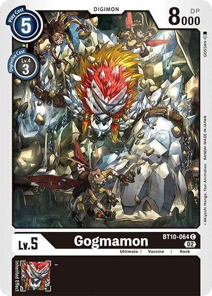 (064) Digimon TCG Xros Encounter Single: Gogmamon (BT10-064) Common