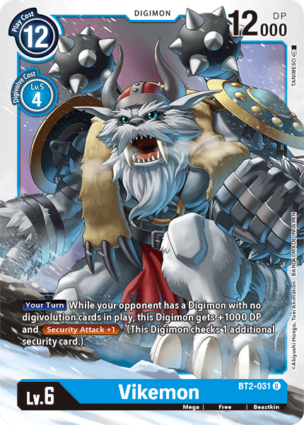 (BT2-031) Digimon TCG Release Special Booster v1.5 Single: Vikemon (BT2-031) Uncommon