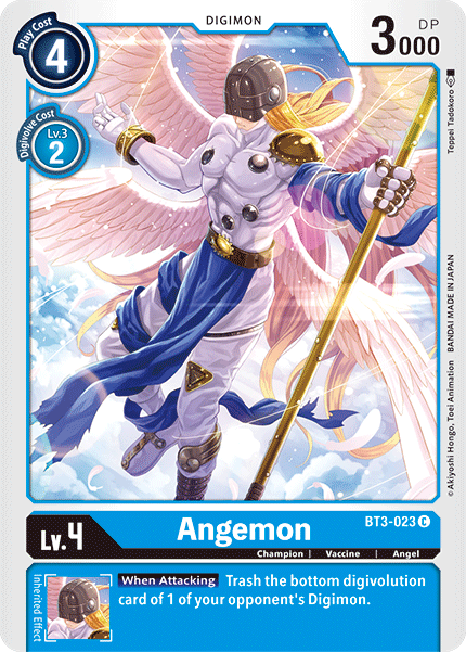 (BT3-023) Digimon TCG Release Special Booster v1.5 Single: Angemon (BT3-023) Common