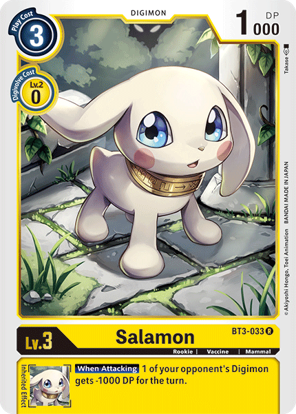 (BT3-033) Digimon TCG Release Special Booster v1.5 Single: Salamon (BT3-033) Rare