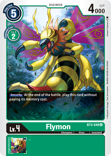 (BT3-049) Digimon TCG Release Special Booster v1.5 Single: Flymon (BT3-049) Uncommon