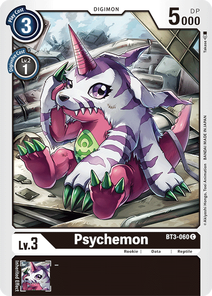 (BT3-060) Digimon TCG Release Special Booster v1.5 Single: Psychemon (BT3-060) Common