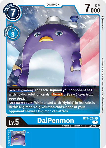 (024) Digimon TCG Next Adventure Single: DaiPenmon (BT7-024) Uncommon