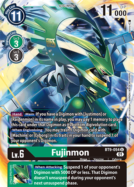 (054) Digimon TCG X Record Single: Fujinmon (BT9-054) Uncommon
