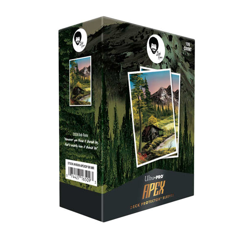 Magic the Gathering: Bob Ross Mountain Retreat 105ct APEX Deck Protector Sleeves