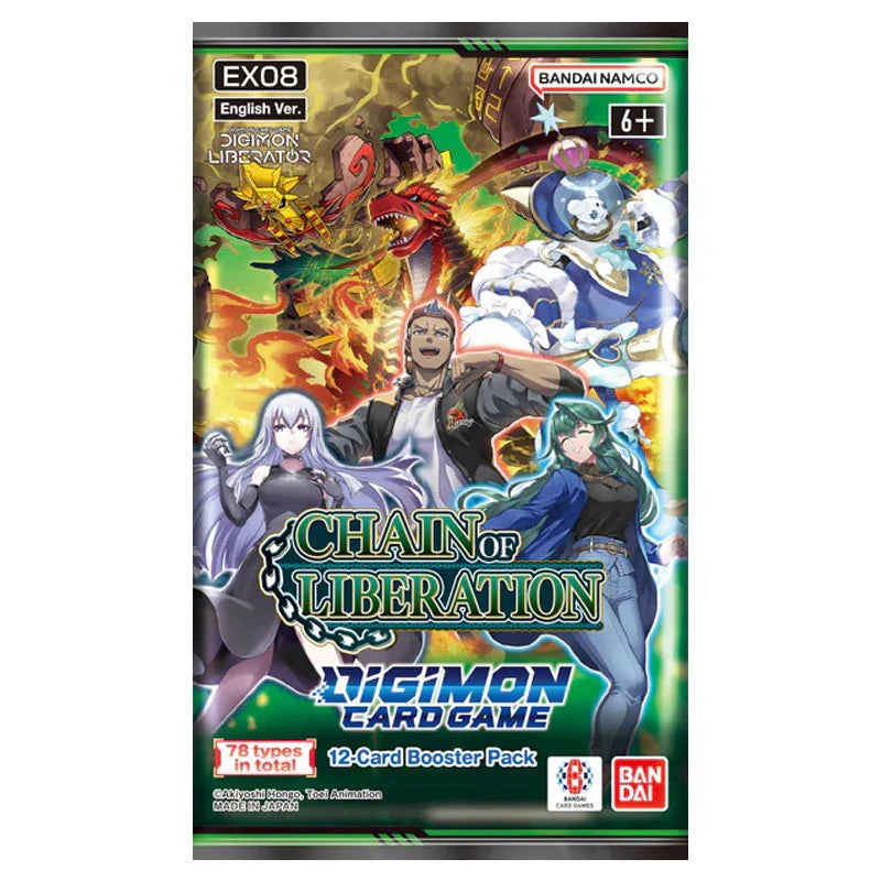 Digimon Card Game: Chain of Liberation (EX08) - Booster Pack