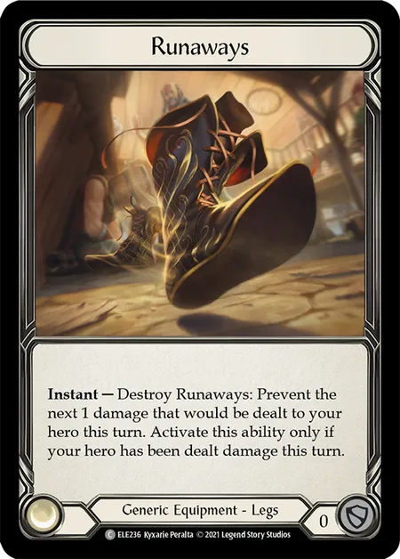 (ELE236) Flesh & Blood TCG Tales of Aria - First Single: Runaways (Cold Foil) Common