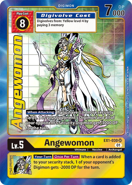 (030) Digimon TCG Classic Collection Single: Angewomon (EX1-030) (V.2) Alternative Art