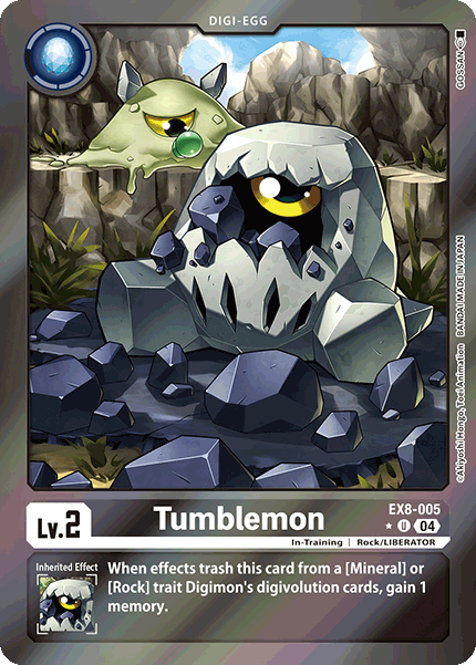 (005) Digimon TCG Chain of Liberation Single: Tumblemon (EX8-005) (V.2) Alternative Art