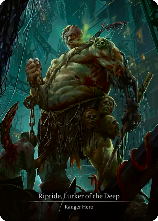 (033) Flesh & Blood TCG GEM Pack Promos Single: Riptide, Lurker of the Deep (Marvel) Promo
